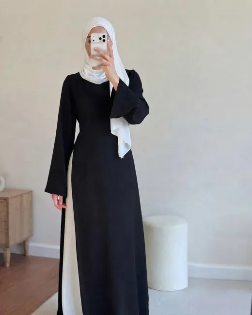 Ensemble Lin Oversize – Robe Fendue & Pantalon